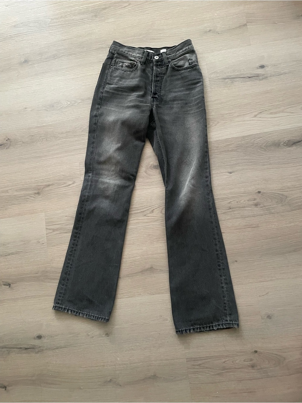 Women's RE/DONE 70s flare jeans Washed Black